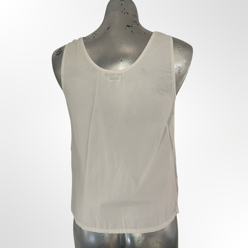Together Cream Lace-Up Floral Embroidered Cami - Picture 2 of 3